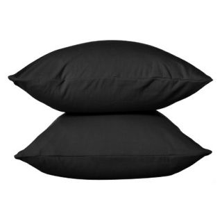 Room Essentials Jersey Pillowcase   Black (King)
