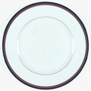 Waterford China Dunmore Dinner Plate, Fine China Dinnerware   Platinum/Gold Band