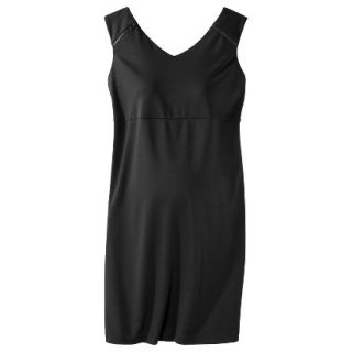 Liz Lange for Target Maternity Sleeveless Shoulder Zipper Dress   Black L