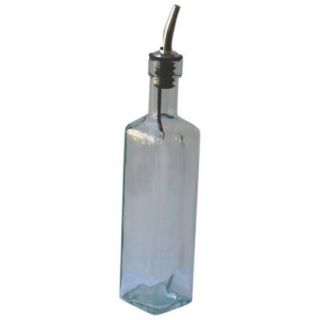 Natural Home Recycled Glass Oil Drizzler   Clear