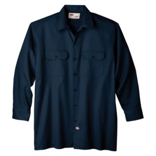 Dickies Mens Original Fit Long Sleeve Work Shirt   Dark Navy XL