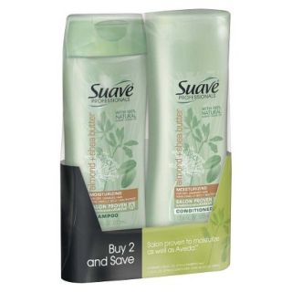 Suave Shampoo/Conditioner Almond and Shea Butter Twin Pack 25.2oz