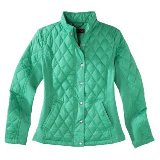 Merona Womens Quilted Jacket  Jade XL