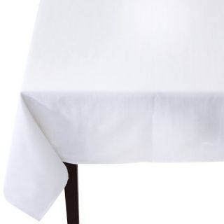 Threshold Solid Rectangle Tablecloth   White (60x104)