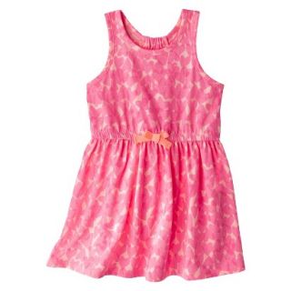 Circo Infant Toddler Girls Neon Heart Sun Dress   Pink 12 M