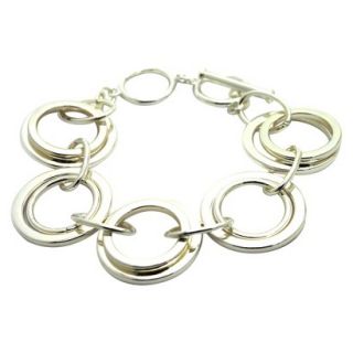 Womens Fashion Chain Bracelet   Silver