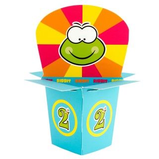 Froggie Fun 2nd Birthday Centerpiece
