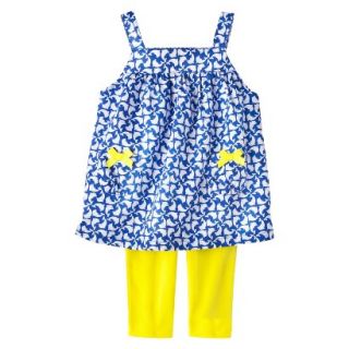 Just One YouMade by Carters Newborn Girls 2 Piece Set   Blue/Yellow 9 M