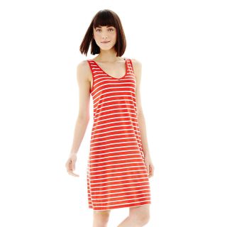 JOE FRESH Joe Fresh Sleeveless Striped Dress, Red