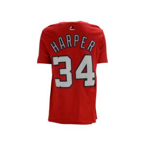 Washington Nationals Bryce Harper Majestic MLB Youth Official Player T Shirt