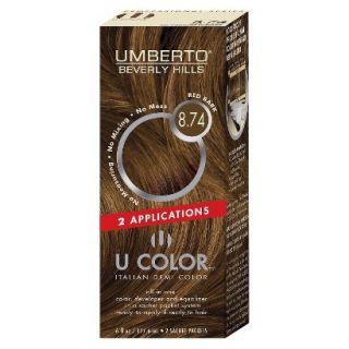 Umberto Beverly Hills U Color Italian Demi Hair Color   Red Bark 8.74