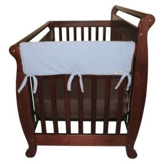 Set of Two Fleece 27 Side Rail Cover for Convertible Cribs  Blue