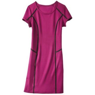 Mossimo Womens Body Con Scuba Dress   Sangria XL