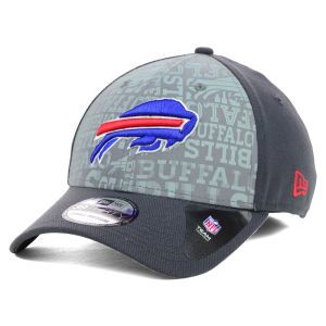 Buffalo Bills New Era 2014 NFL Draft Graphite 39THIRTY Cap