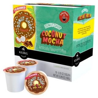 Keurig Coffee People Donut Shop Coconut Mocha K Cups, 18 Ct