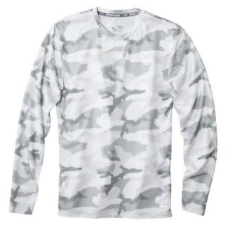 C9 by Champion Mens Power Core Compression Long Sleeve Tee   White Camo XXL