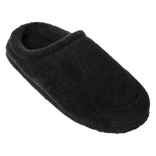 Totes Elements Mens Microterry Clog Slippers   Black L