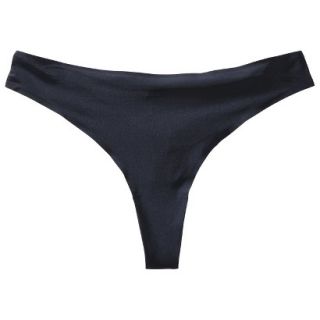 Gilligan & OMalley Womens Seamles Thong   Ebony XS