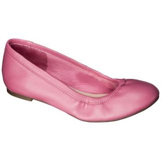 Girls Cherokee Hailey Genuine Leather Ballet Flats   Pink 2