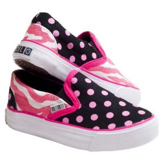 Toddler Girls Xolo Shoes Zany Zebra Slip on Sneakers   Multicolor (12)
