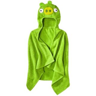 Angry Birds Hooded Towel   Green (23x51)
