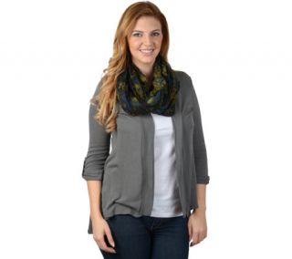 Womens Journee Collection Cody   Black Scarves
