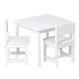 Kids Table and Chair Set Aspen White Table and Chair Set