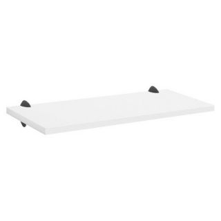 Wall Shelf White Sumo Shelf With Black Ara Supports   32W x 16D
