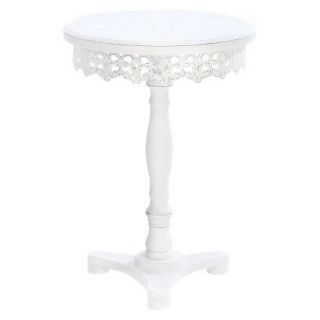 Standalone Tables Lille Pedestal Table   White