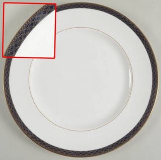 Waterford China Ashworth Dinner Plate, Fine China Dinnerware   Bone China