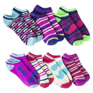 Xhilaration Girls Casual Socks   Primary 3 10