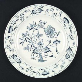 Royal (USA) Doorn Dinner Plate, Fine China Dinnerware   Blue Onion On White