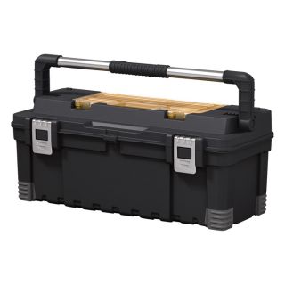 Keter 26 Inch Toolbox with Lid Organizer, Model 17181010