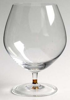 Waterford Connoisseur Gold Collection Cognac   Clear,Plain,Gold At Bottom Of Ste