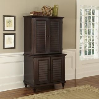 Bermuda Compact Computer Cabinet And Hutch