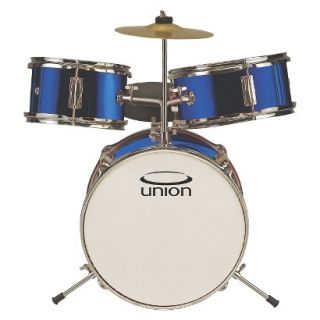 Union Toy Drum Set   Blue (DRSUT3DB)