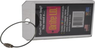 Brite I.D. Luggage Tag (Set of 3)   Clear ID Tags