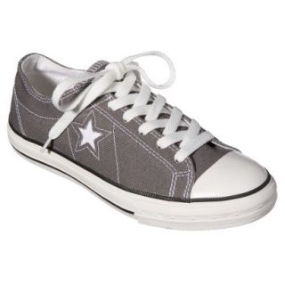 Womens Converse One Star DX Oxford   Charcoal 6