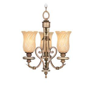 LiveX Lighting LVX 8877 64 Palacial Bronze with Gilded Accents Bristol Manor Min
