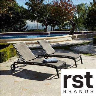 Rst Outdoor Zen Chaise Lounger Patio Furniture (set Of 2)