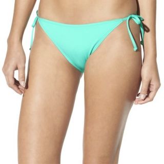 Xhilaration Juniors Side Tie Swim Bottom  Mint XS