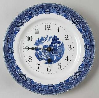 Johnson Brothers Willow Blue (Made In England/Earthenwr) Clock Plate, Fine China