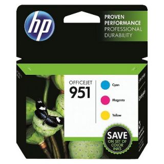 HP Officejet 951 Color Ink Cartridge Combo Pack 3 pk.