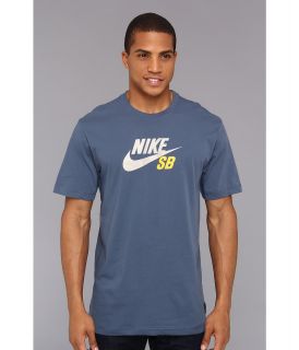 Nike SB Dri FIT Icon Logo Tee Mens Short Sleeve Pullover (Pewter)