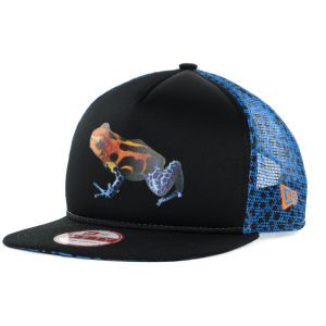 New Era Wild Glow Frog Trucker A Frame 9FIFTY Strapback Cap