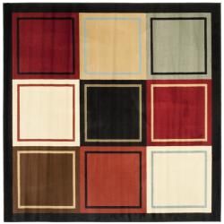 Porcello Waves Squares Rug (7 Square)