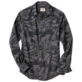 Mossimo Supply Co. Mens Button Down Shirt   Ebony XL