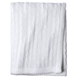 Knit Blanket   White by Circo