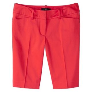 Mossimo Petites 10 Bermuda Shorts   Red 4P