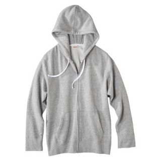 Mossimo Supply Co. Juniors Plus Size Long Sleeve Fleece Hoodie   Gray 2